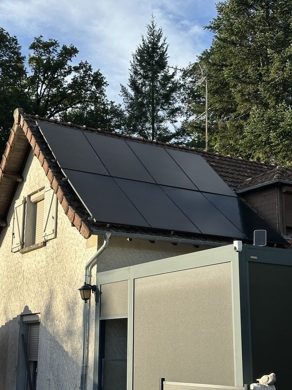 Vue façade et toiture